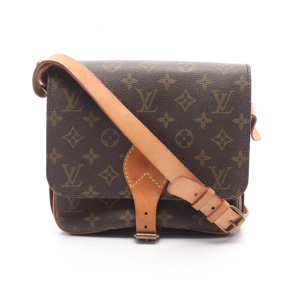 Louis Vuitton Handbags - LOUIS VUITTON Authentic Brown Monogram Leather Shoulder Bag